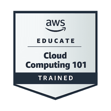 AWS Educate Training Badge Cloud Computing 101